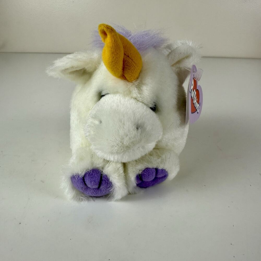 Vintage 1998 Puffkins Magic Unicorn 5” Plush